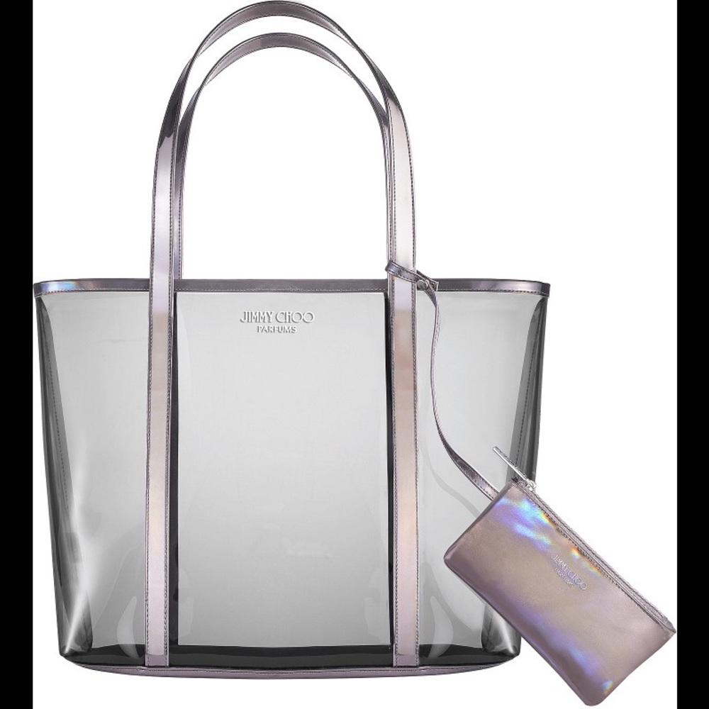 Limited edition jimmychoo tote bag with coin purse