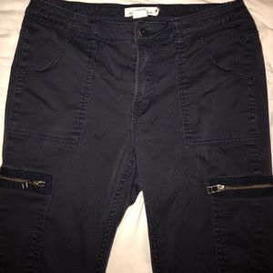 Navy Blue Cargo Pants