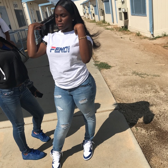 Customized "Fendi" shirt 💎 - Picture 2 of 2