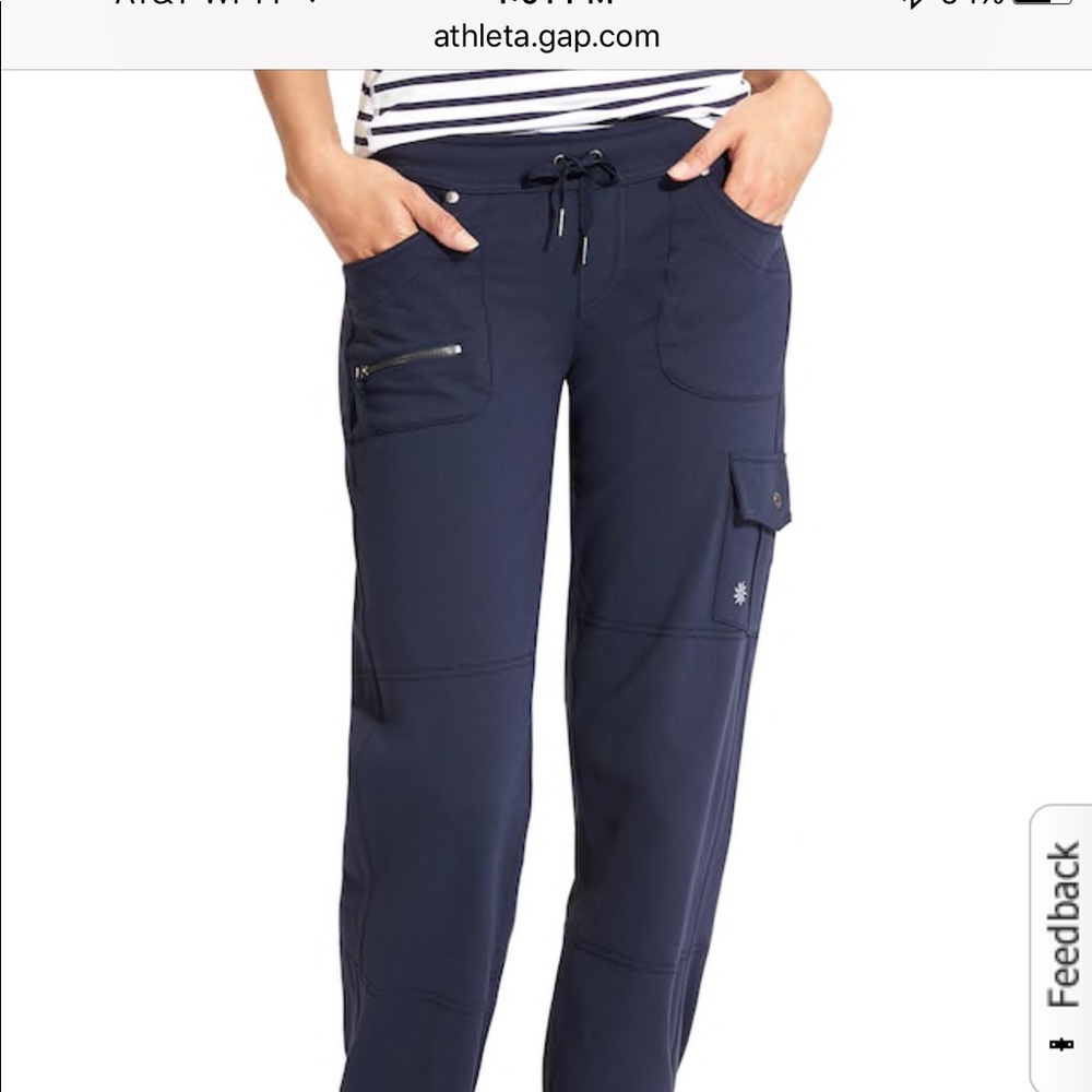 Like new Athleta Bettona Boyfriend relaxed pant