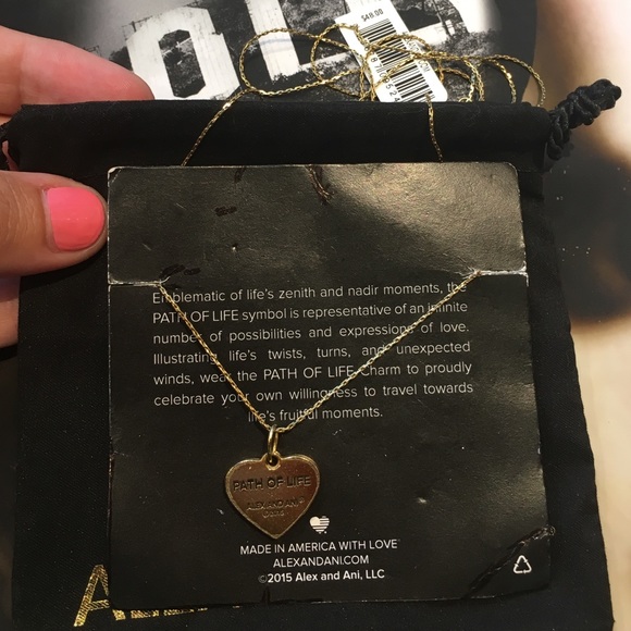 💝Path of Life Heart Necklace in Yellow Gold💖 - Picture 2 of 4