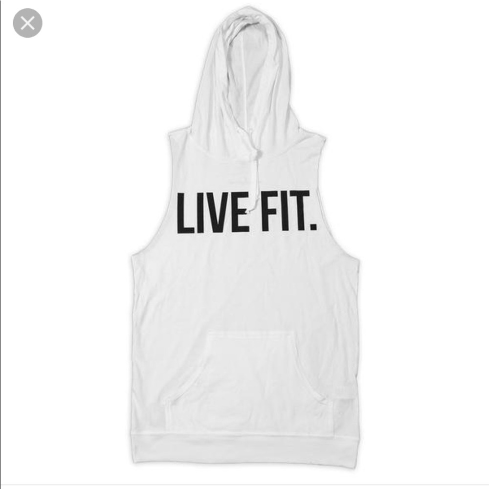 NWT Live Fit original cut off hoodie