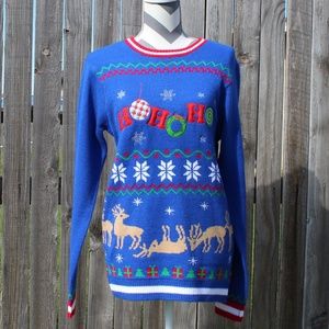 Jolly Sweaters "Ho ho ho" ugly Christmas sweater