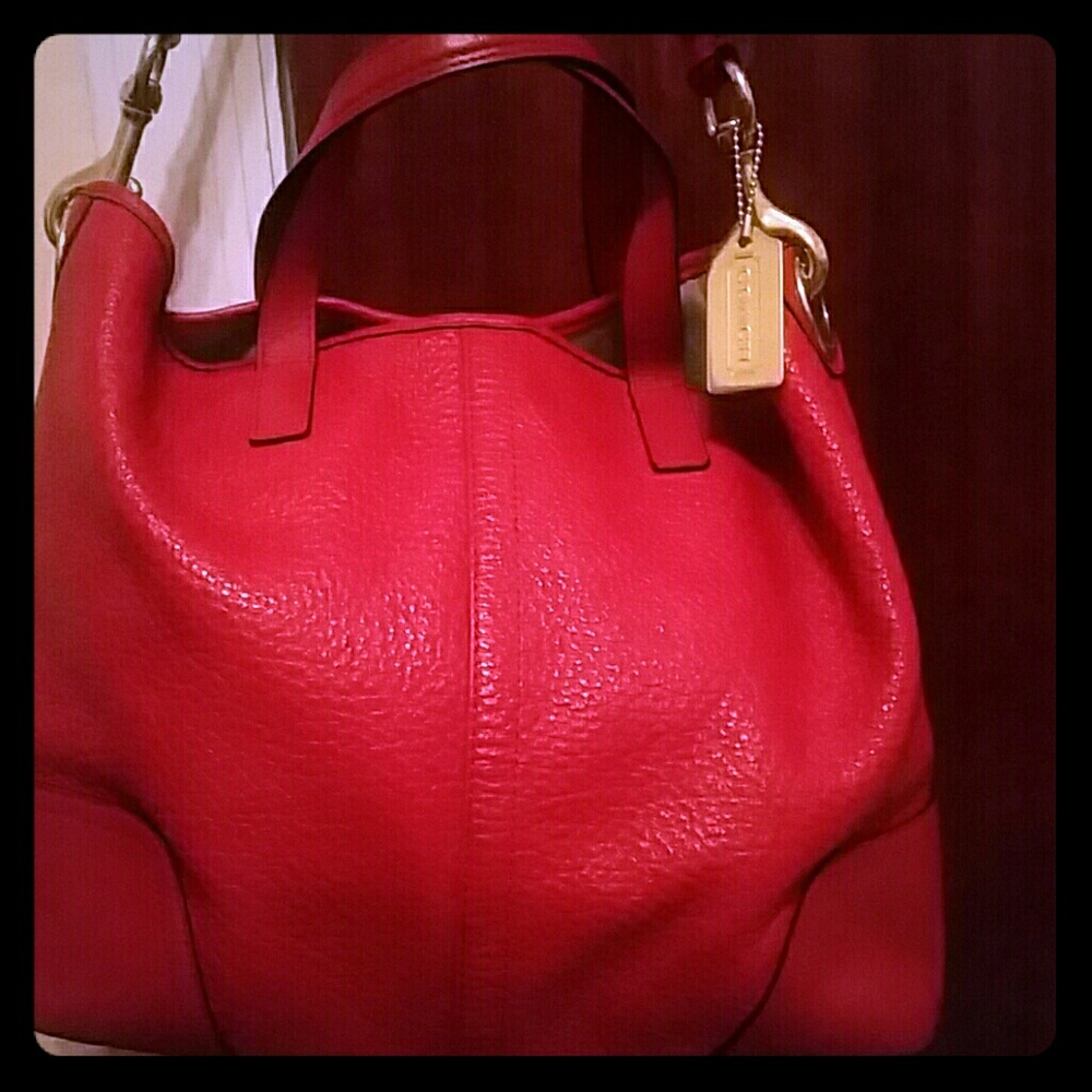 Red Coach Purse