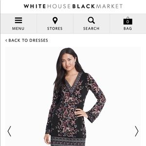 White House Black Market Floral Printed Shift 👗