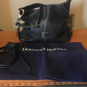 Black slouchy shoulder/Crossbody Bag