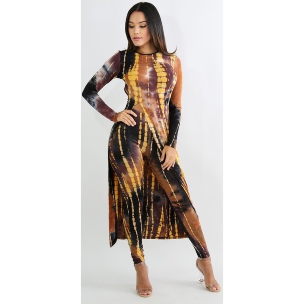 Two piece tie dye set