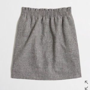 J Crew Sidewalk Skirt in Flecked Wool