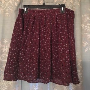 Maroon Old Navy skirt