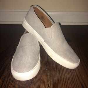 Steve Madden Gray Suede Slip On Sneakers