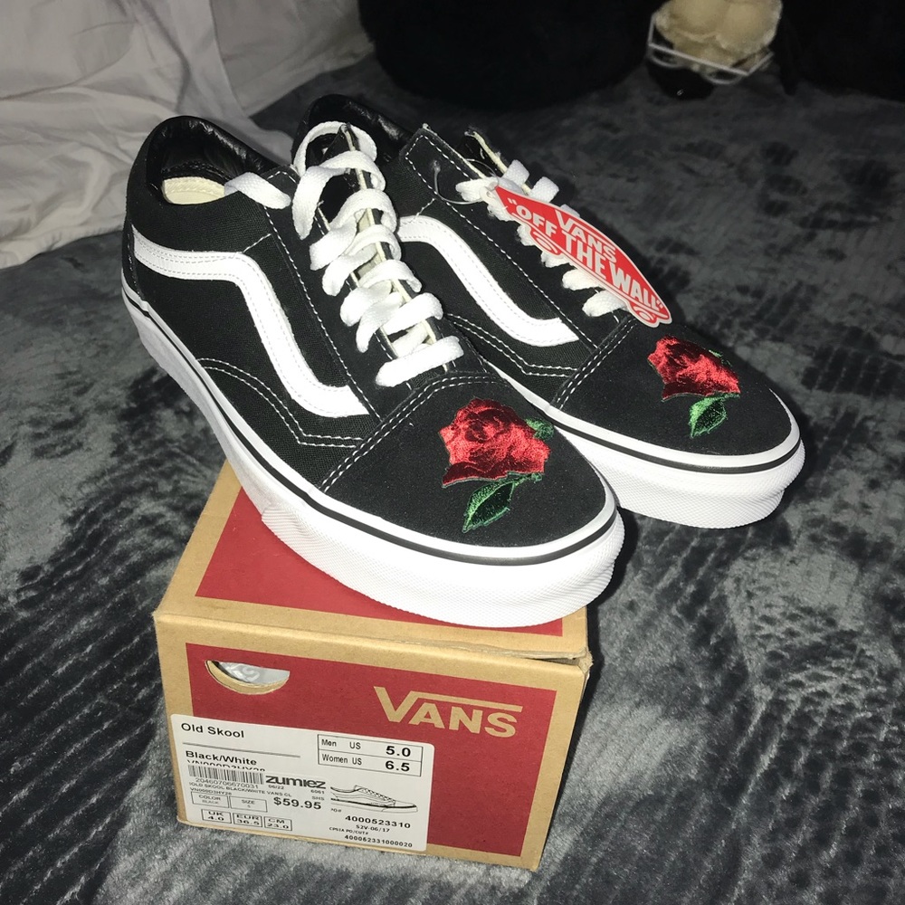 Custom Rose Vans