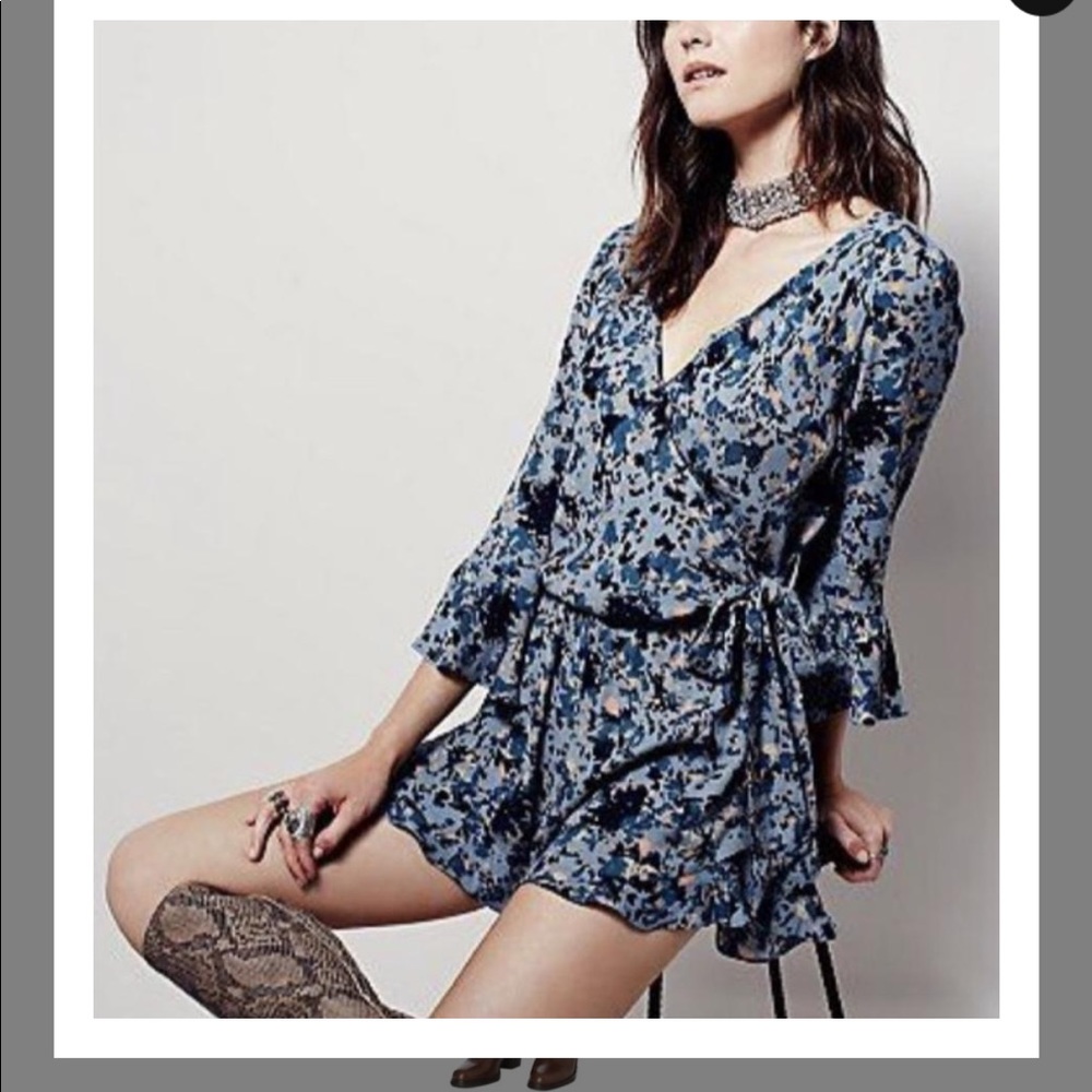 Free people new romper sz s