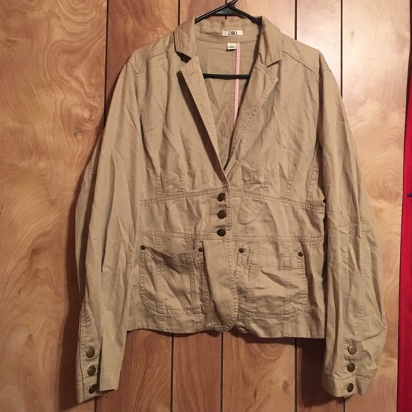 Beige Khaki Jacket - Picture 1 of 2