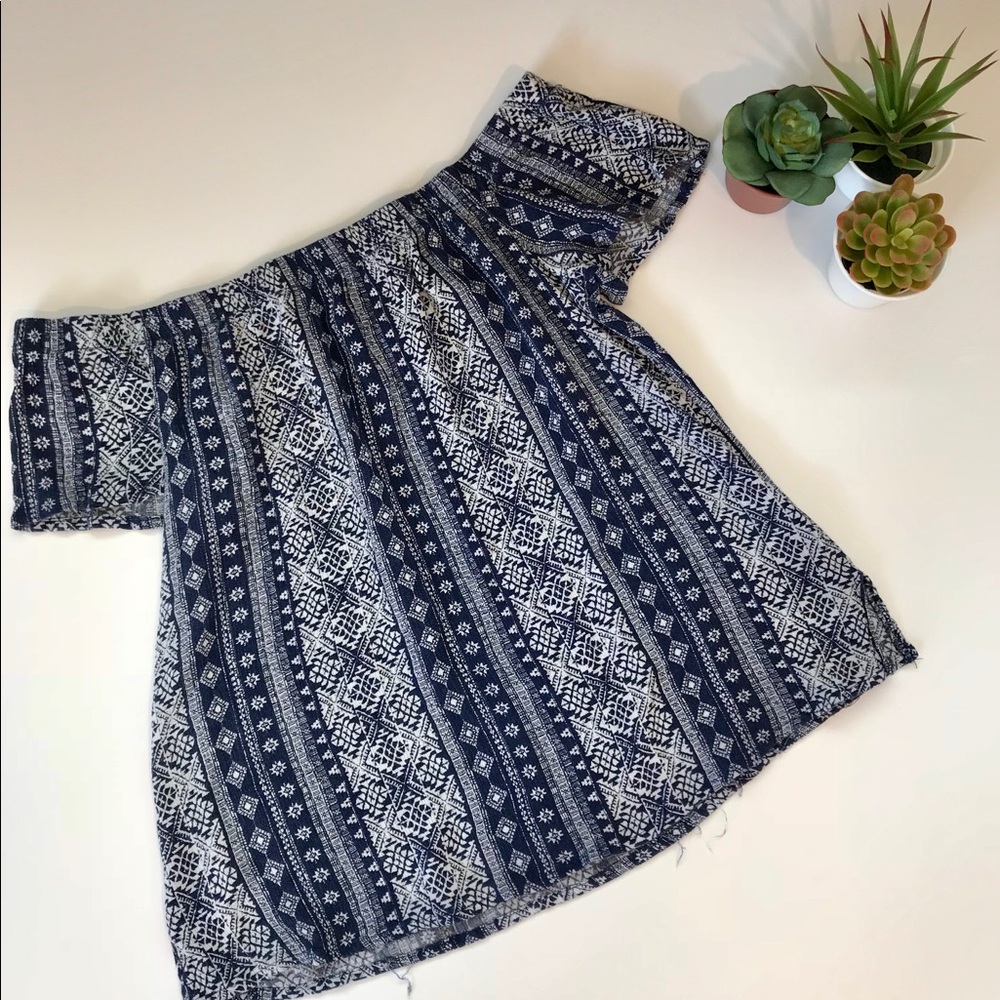 Bobeau off the shoulder top