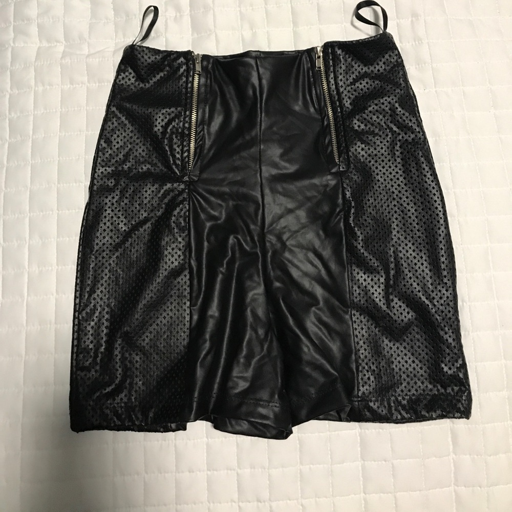 Leather short