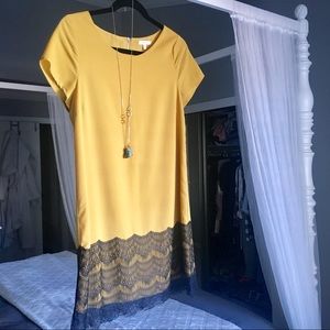Mustard yellow tunic SMALL