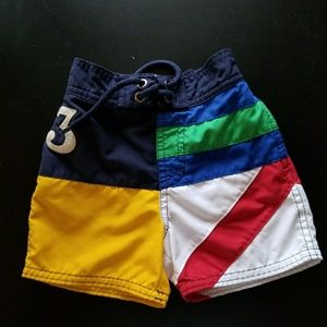 Polo swim trunks
