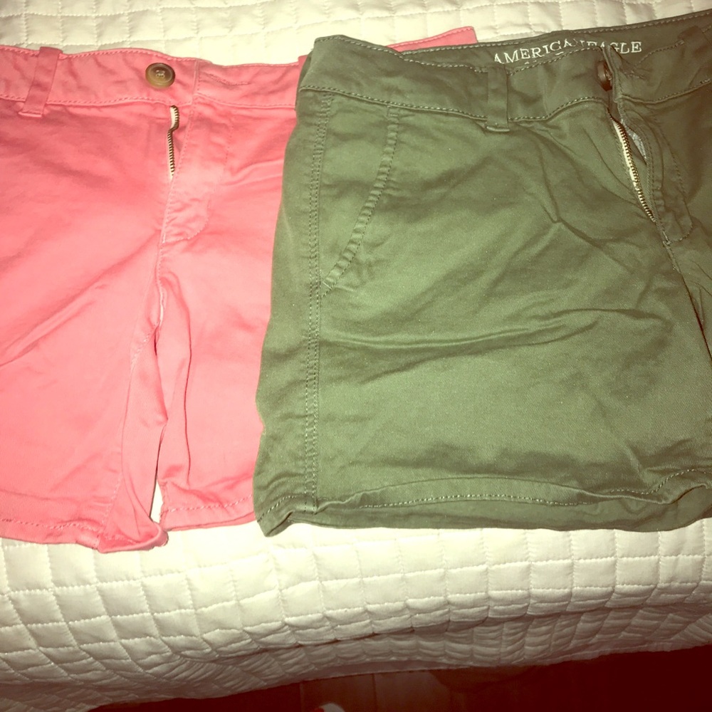 2 pair of AE midis shorts