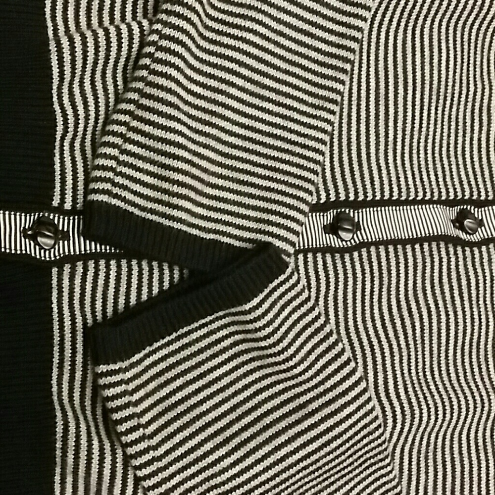 Sweater Button Down Striped - image 5