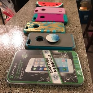iPhone 6/6s bundle of cases + screen protecter