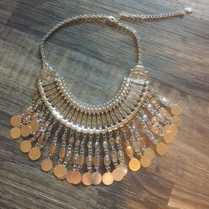 Aldo coin statement necklace.