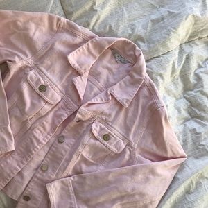 Pink CAbi denim jacket
