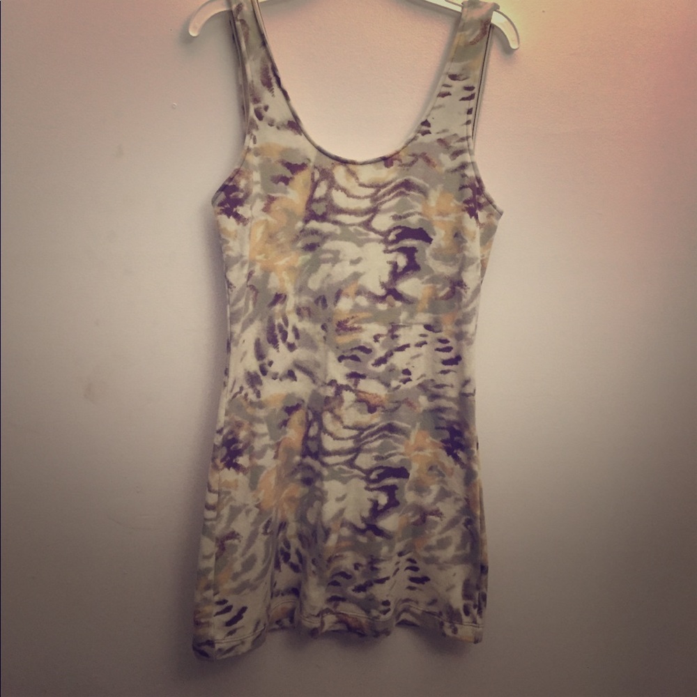 Free People light camouflage body on dress