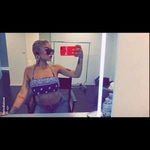 Bandanna inspired crop top