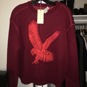 STELLA MCCARTNEY eagle quilted runway sweater
