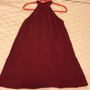 Maroon Socialite dress