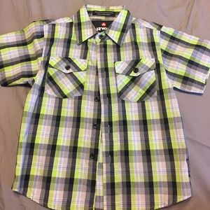 Airwalk Boys Plaid Button Up