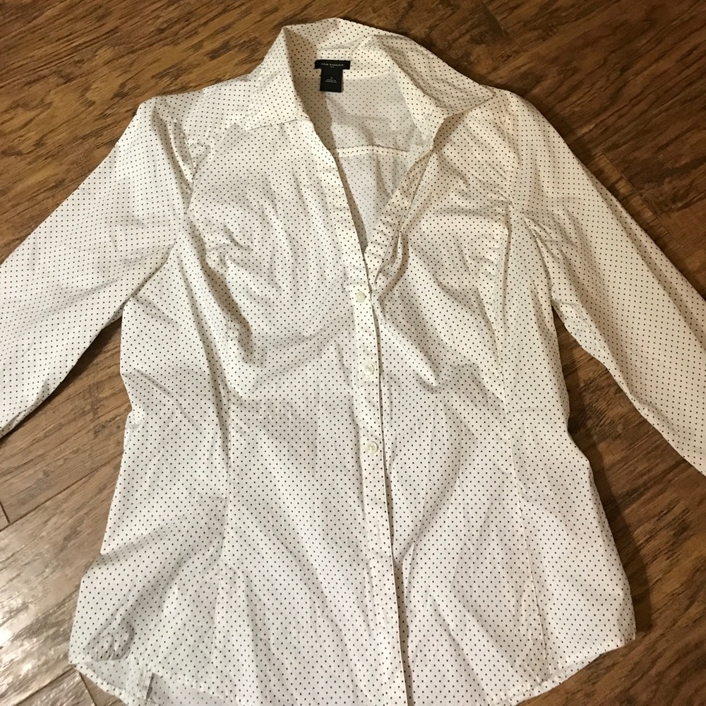 White Ann Taylor blouse