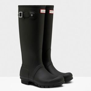 Hunter Original rain boots, Matte Black