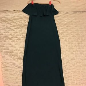 Hunter green dress