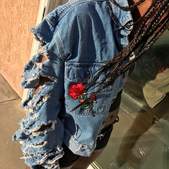 Jackets & Blazers - OVERSIZED rose boyfriend jacket 🌹