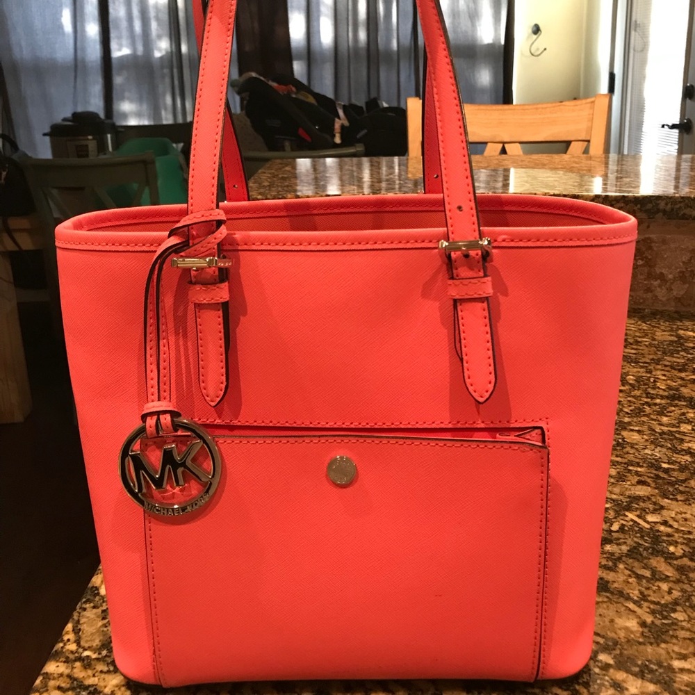 Coral Michael Kors Purse