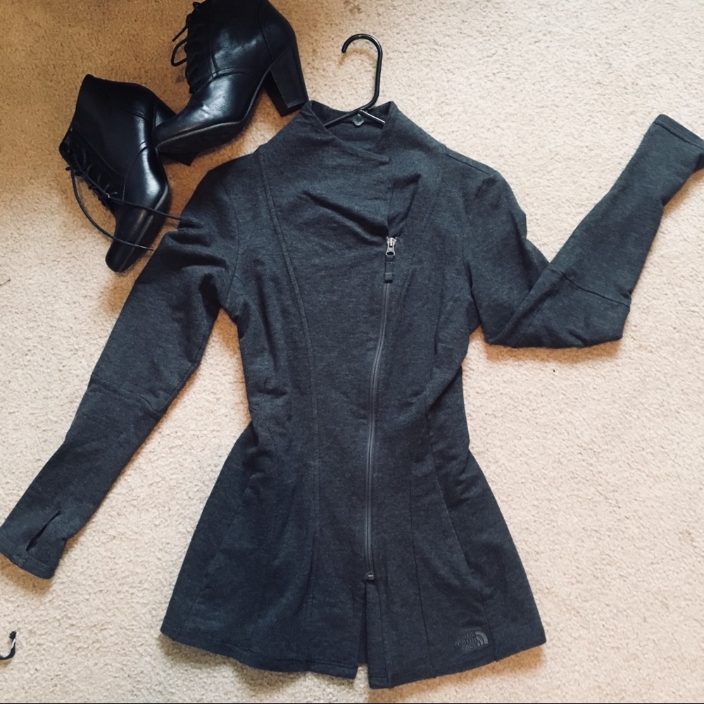 Long north face jacket