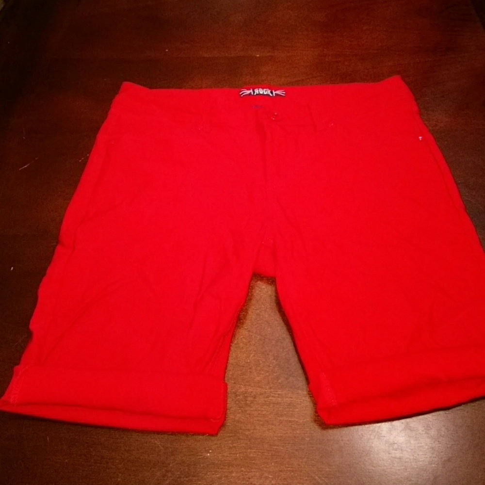 Red shorts