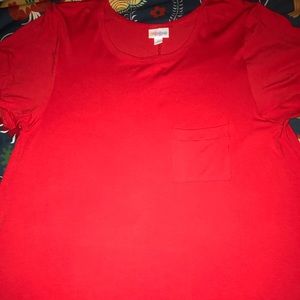 LuLaRoe Carly M cherry 🍒 red