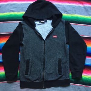 Vans Black and gray hoodie