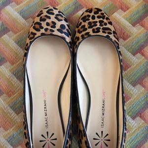 Leopard calfskin shoes size 9.5
