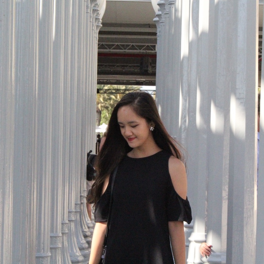 Zara Cold shoulder shift dress