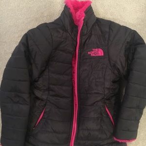 Girls northface winter coat