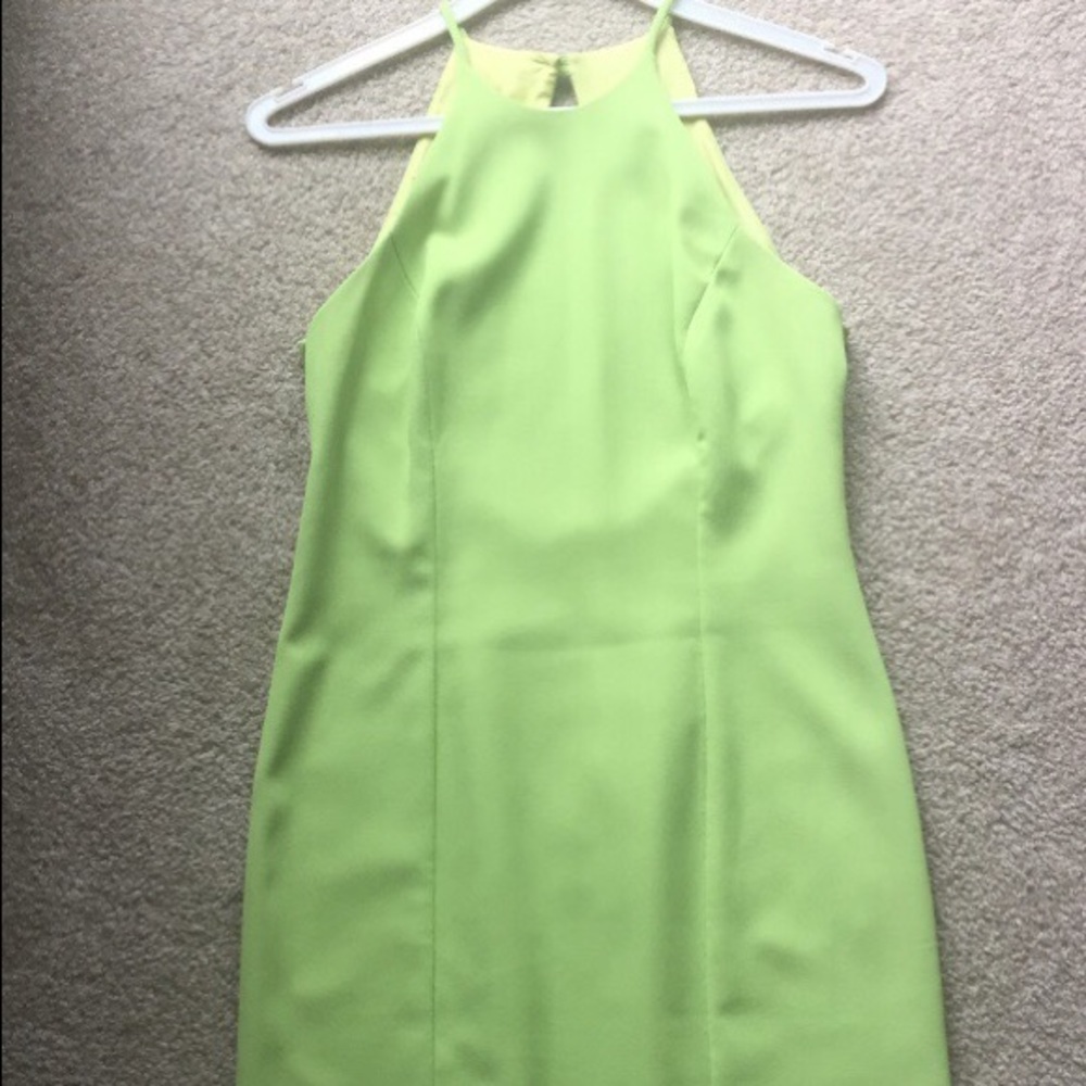 🎉Key Lime Green dress!🎉 Worn once!