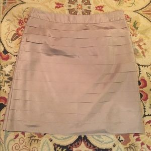 Ann Taylor silk layered skirt.