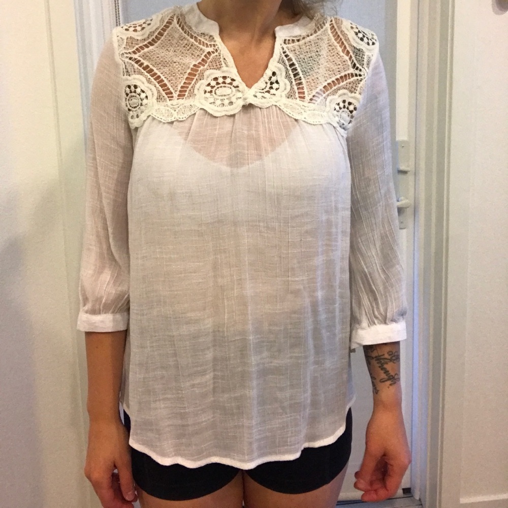 Off white blouse