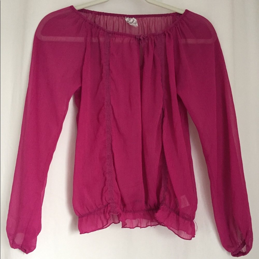 Maroon Blouse