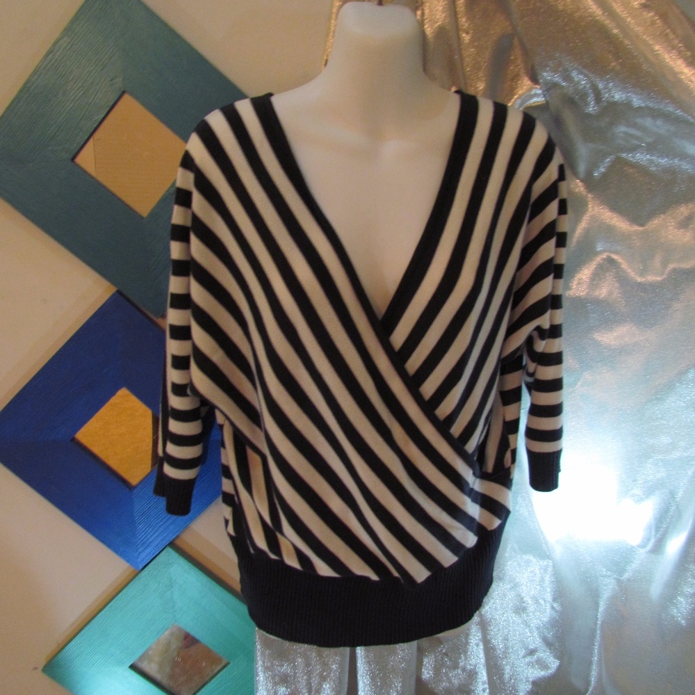 New York & Company Stripped Top