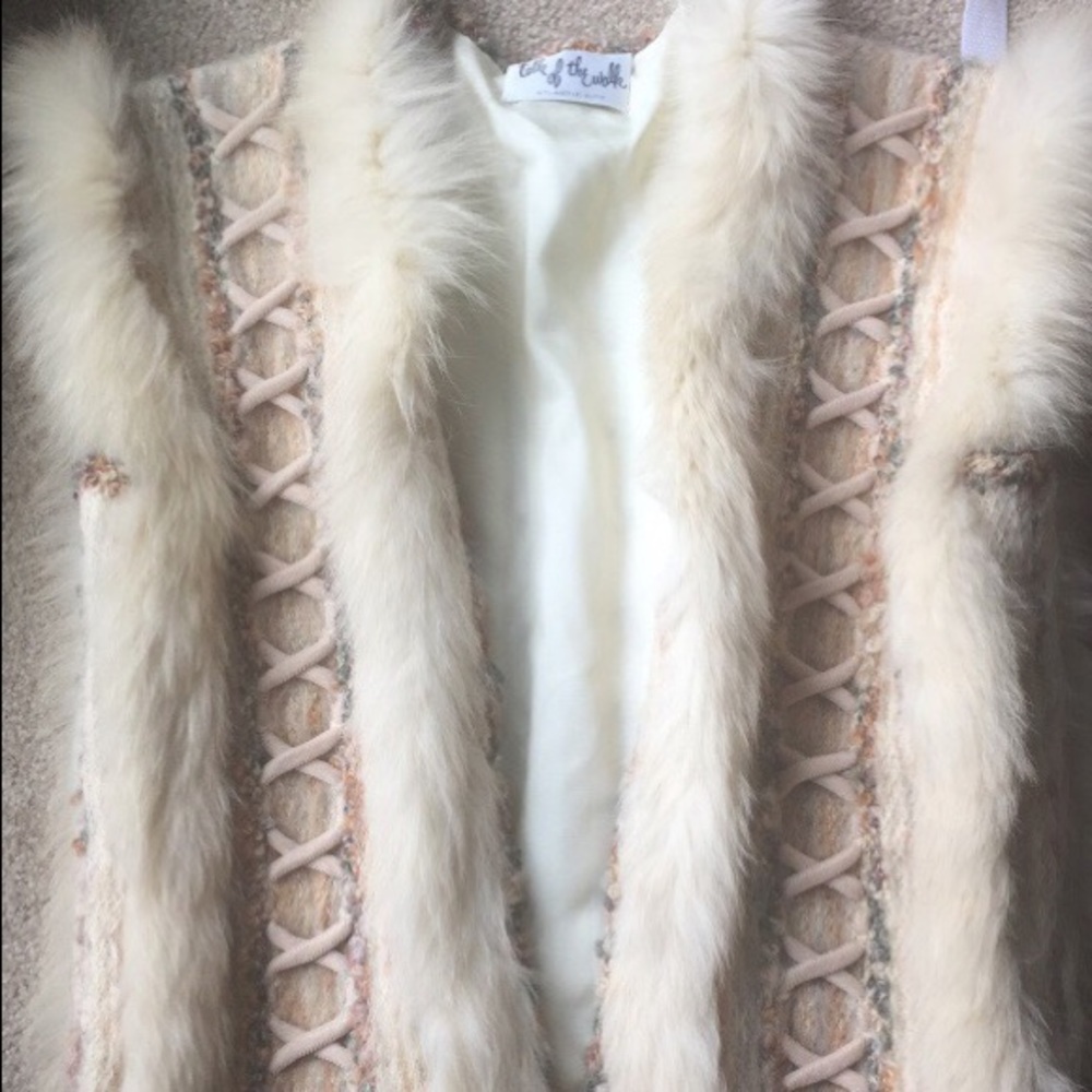 Real Canadian fox fur vest!