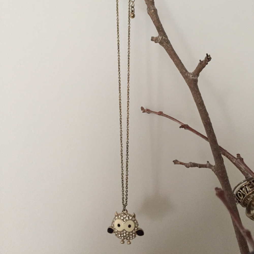 Gold Owl Necklace
